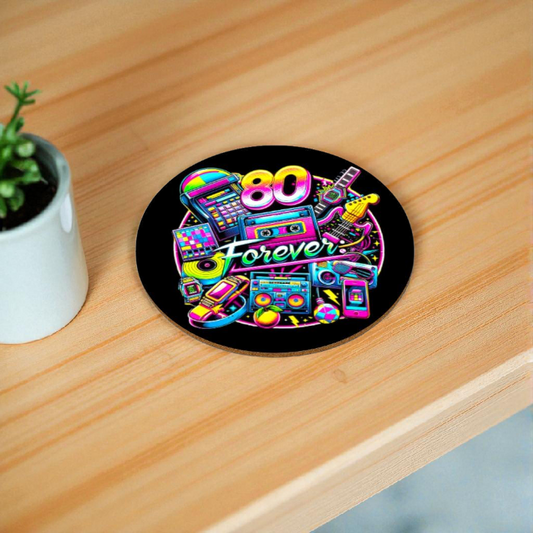 80's Baby Round Coaster
