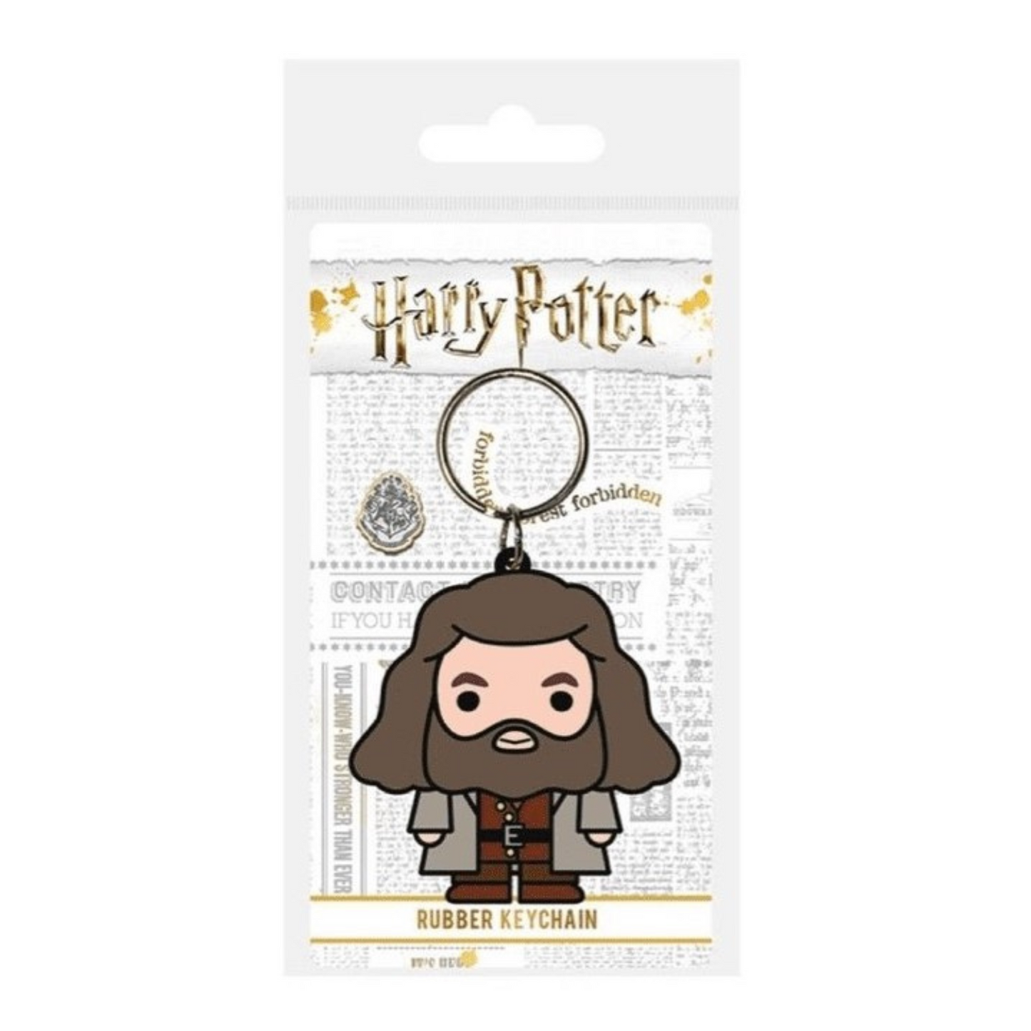 Hagrid Rubber Keychain