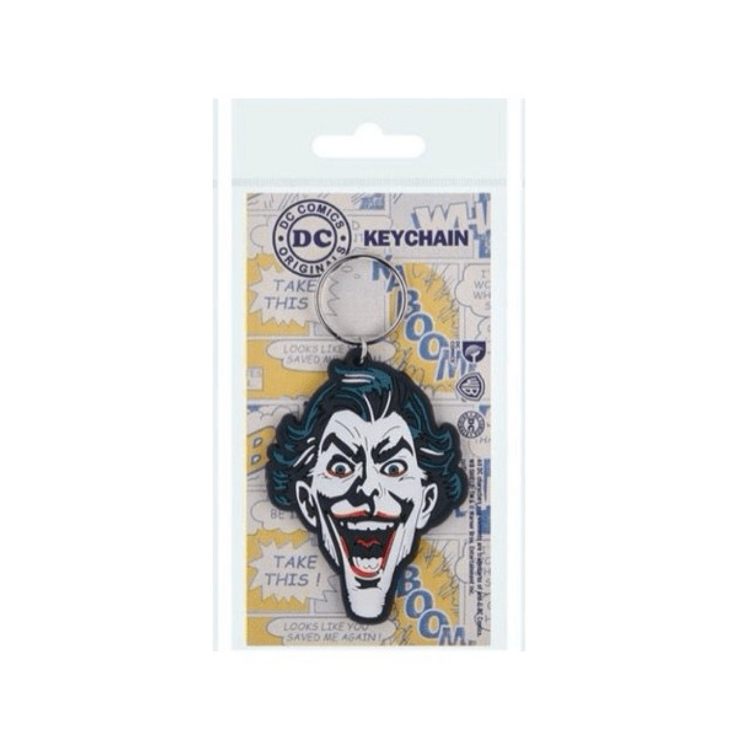 Joker Rubber Keychain