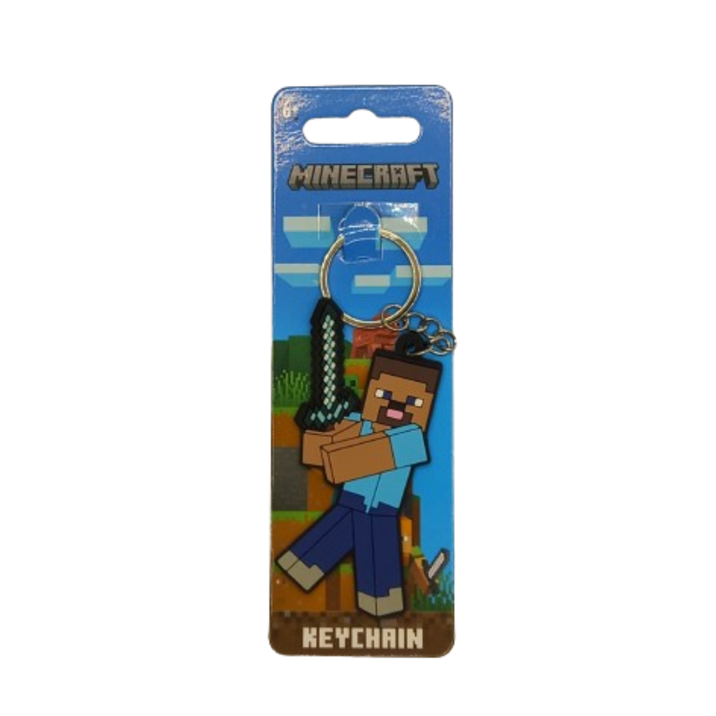Minecraft v2 Rubber Keychain