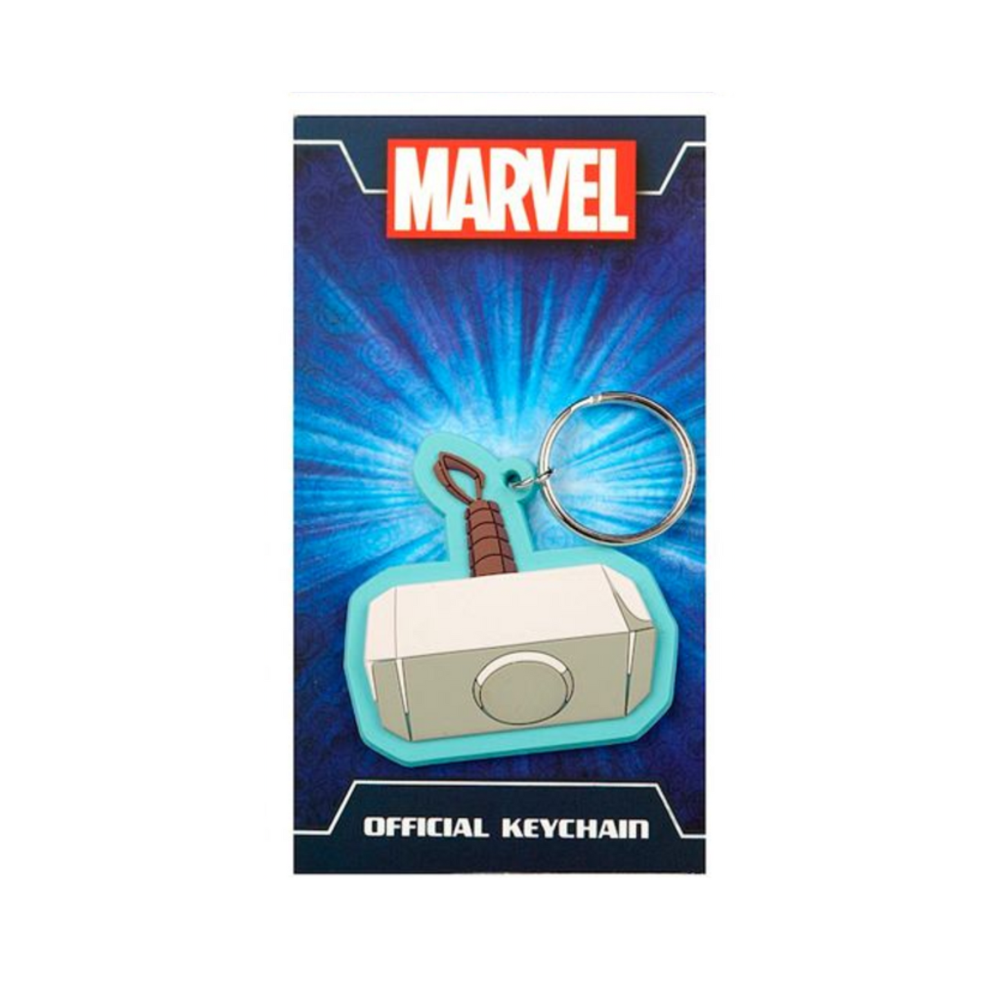 Mjolnir Rubber Keychain