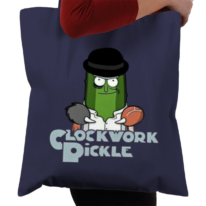 Rick & Morty x A Clockwork Orange - A Clockwork Pickle Tote Bag