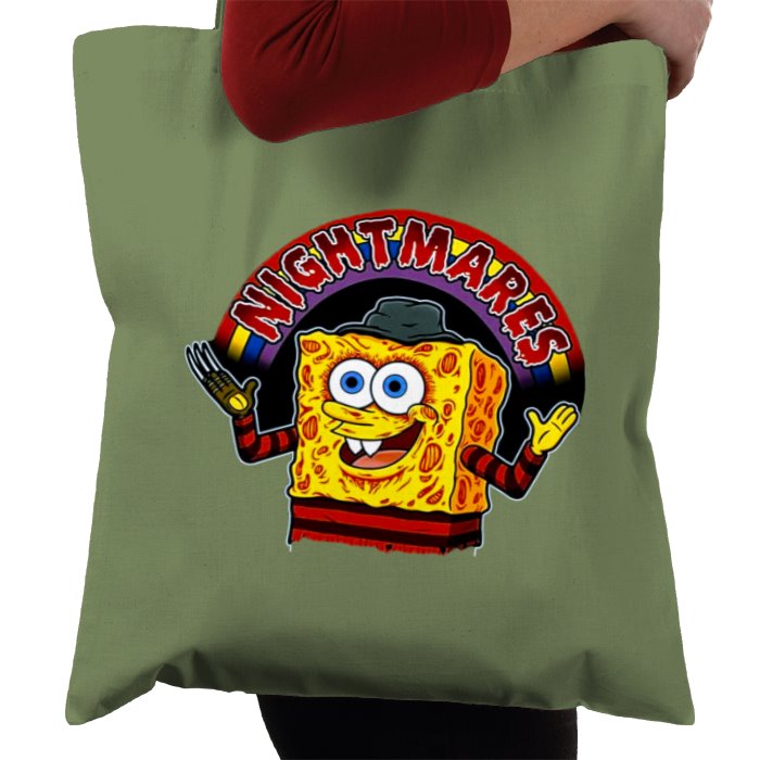 SpongeBob SquarePants & A Nightmare On Elm Street - Nightmares Tote Bag