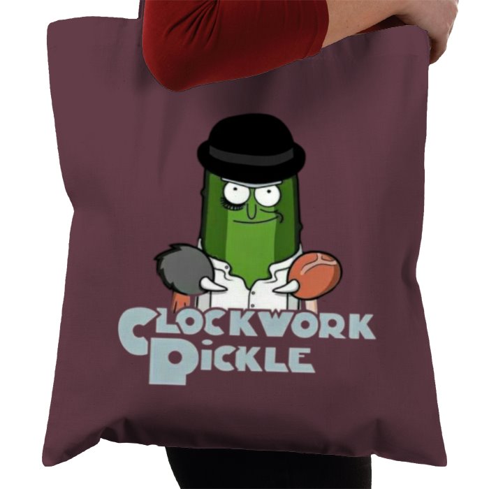 Rick & Morty x A Clockwork Orange - A Clockwork Pickle Tote Bag