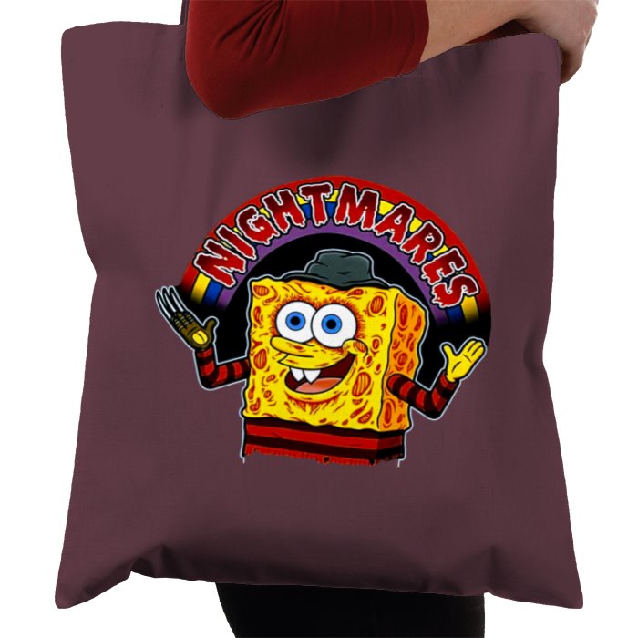 SpongeBob SquarePants & A Nightmare On Elm Street - Nightmares Tote Bag