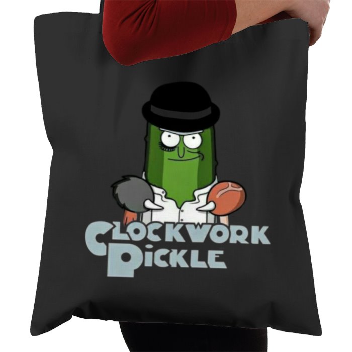 Rick & Morty x A Clockwork Orange - A Clockwork Pickle Tote Bag