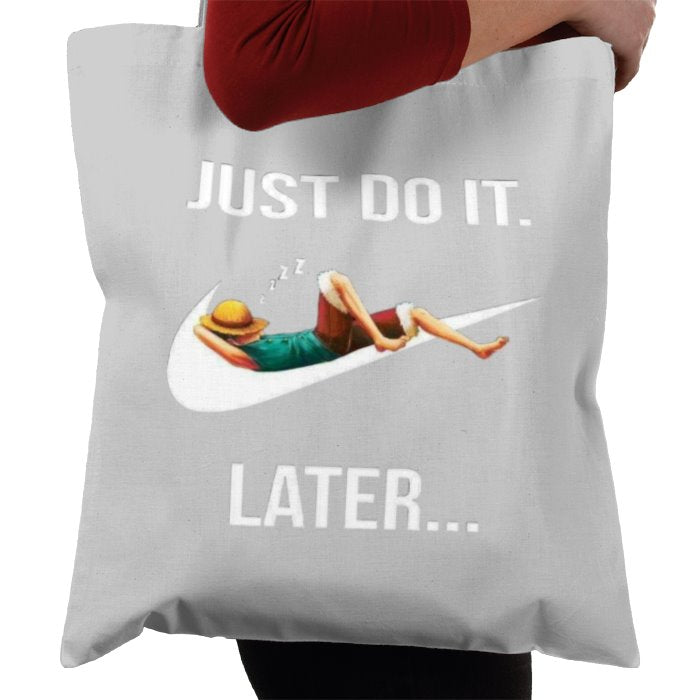 One Piece & Nike - Just Do It Later Tote Bag