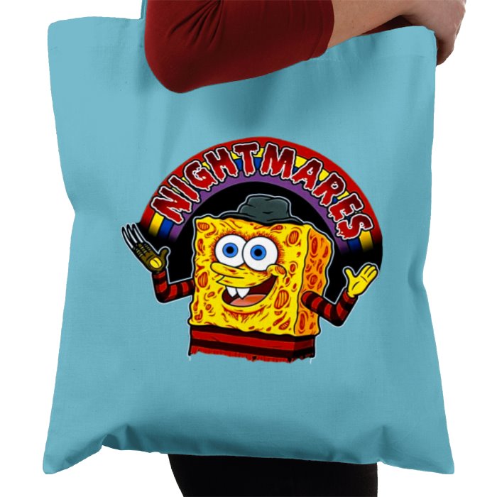 SpongeBob SquarePants & A Nightmare On Elm Street - Nightmares Tote Bag