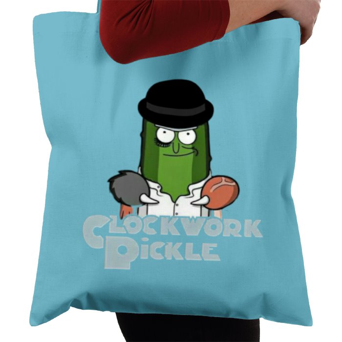 Rick & Morty x A Clockwork Orange - A Clockwork Pickle Tote Bag