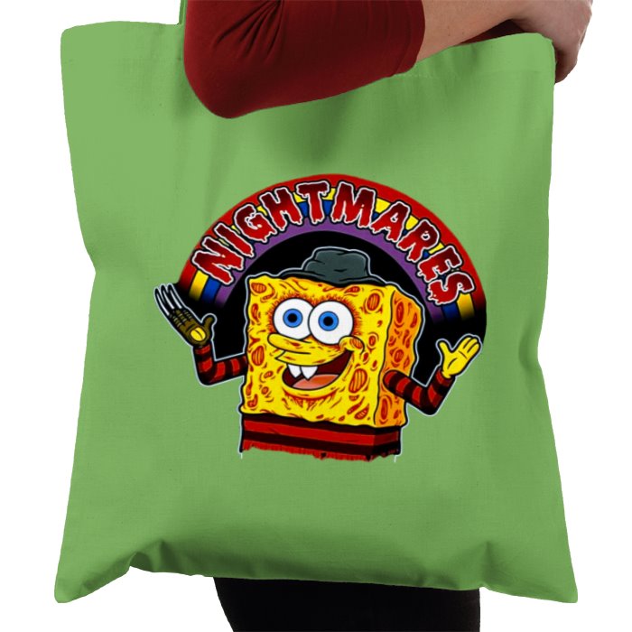 SpongeBob SquarePants & A Nightmare On Elm Street - Nightmares Tote Bag
