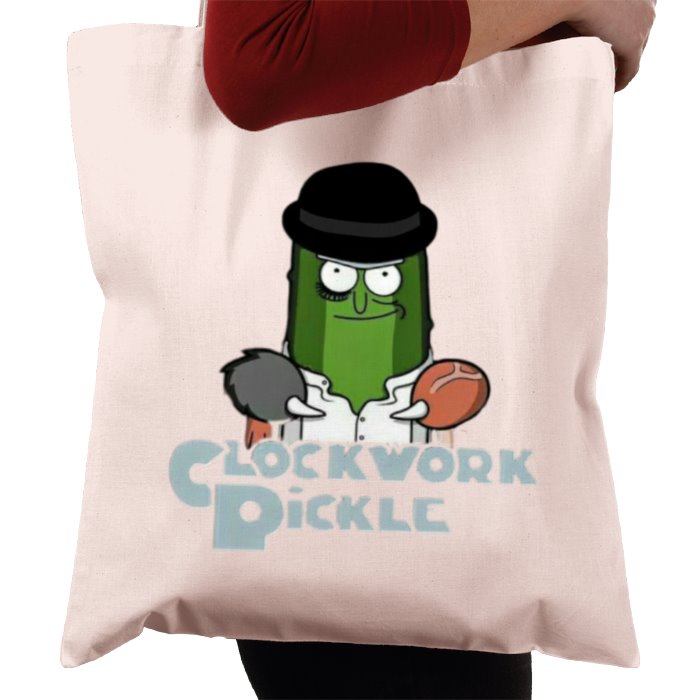 Rick & Morty x A Clockwork Orange - A Clockwork Pickle Tote Bag