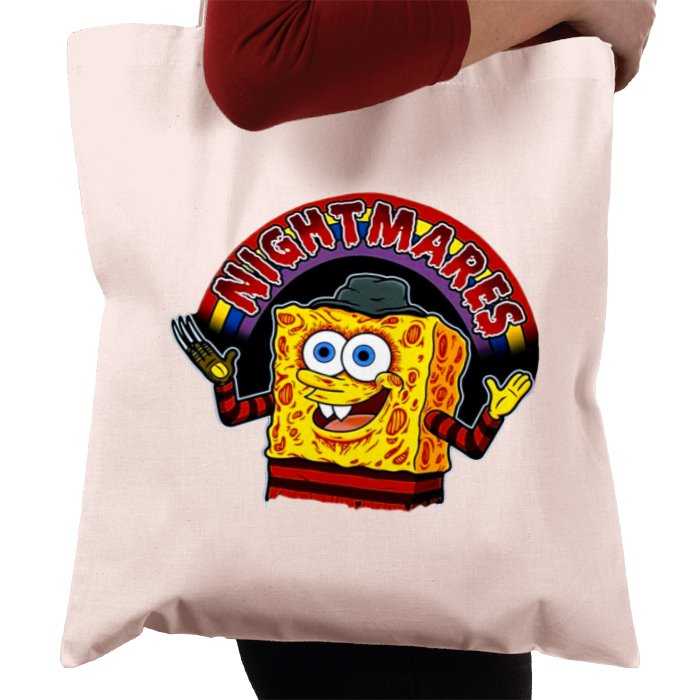 SpongeBob SquarePants & A Nightmare On Elm Street - Nightmares Tote Bag