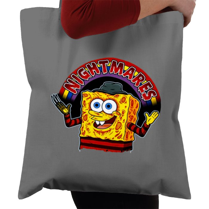 SpongeBob SquarePants & A Nightmare On Elm Street - Nightmares Tote Bag