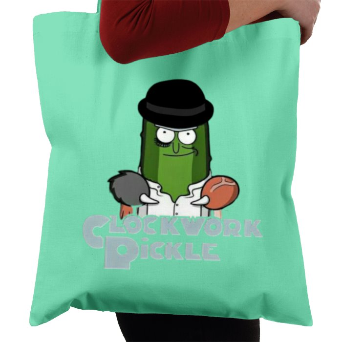 Rick & Morty x A Clockwork Orange - A Clockwork Pickle Tote Bag