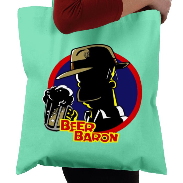 The Simpsons & Dick Tracey - Beer Baron Tote Bag