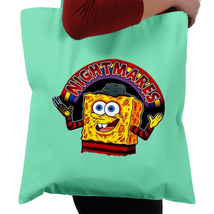 SpongeBob SquarePants & A Nightmare On Elm Street - Nightmares Tote Bag