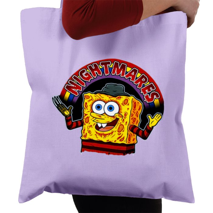 SpongeBob SquarePants & A Nightmare On Elm Street - Nightmares Tote Bag