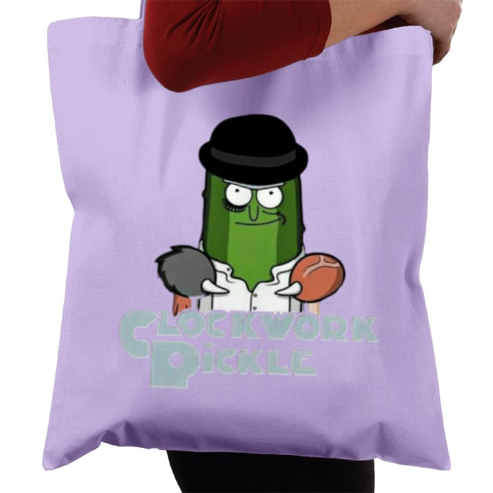 Rick & Morty x A Clockwork Orange - A Clockwork Pickle Tote Bag