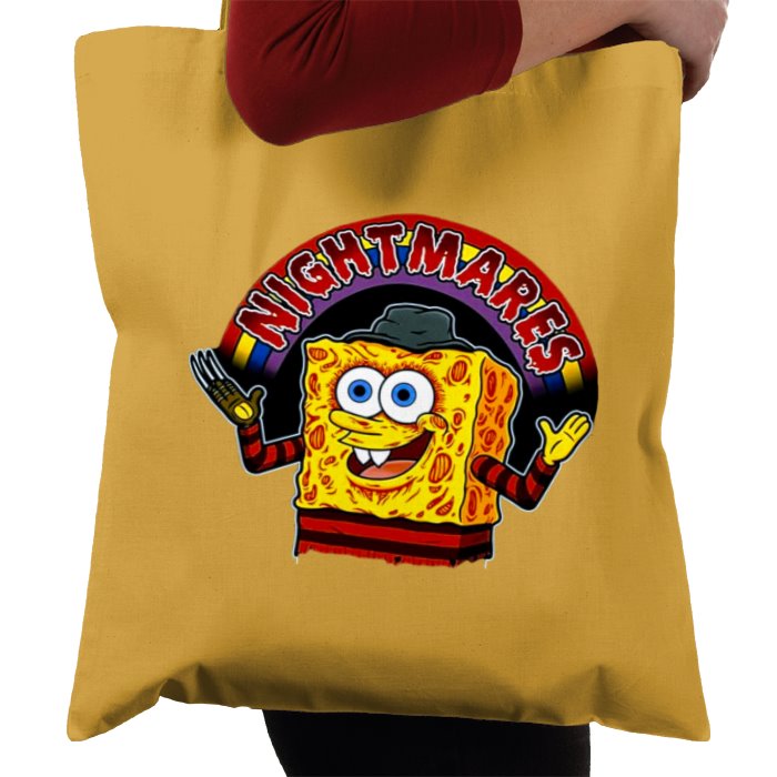 SpongeBob SquarePants & A Nightmare On Elm Street - Nightmares Tote Bag