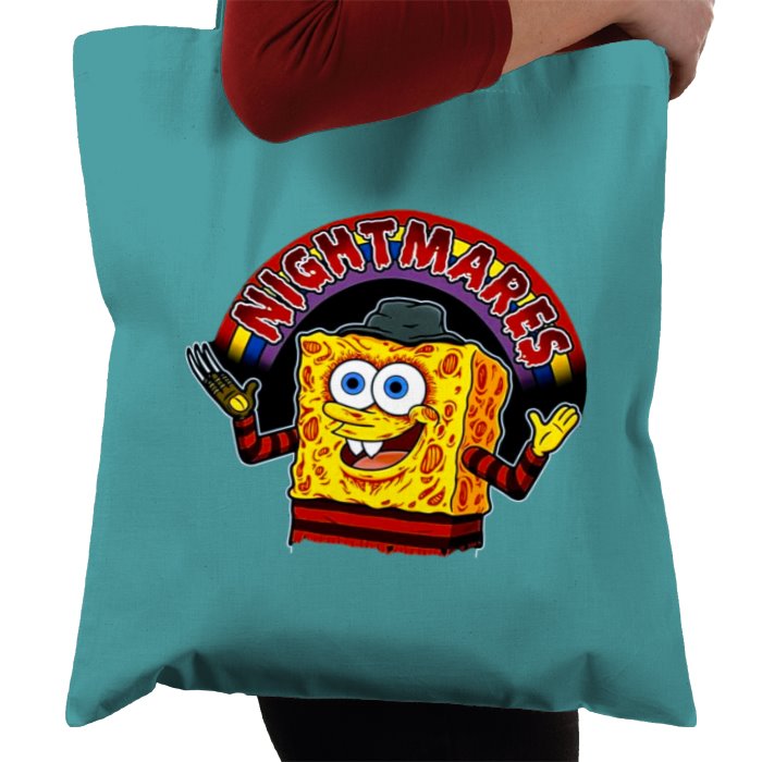 SpongeBob SquarePants & A Nightmare On Elm Street - Nightmares Tote Bag
