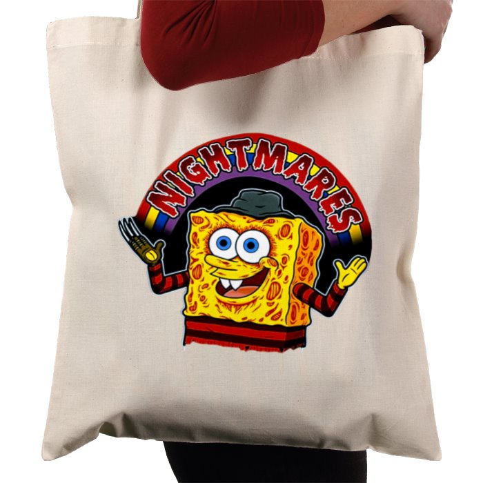 SpongeBob SquarePants & A Nightmare On Elm Street - Nightmares Tote Bag