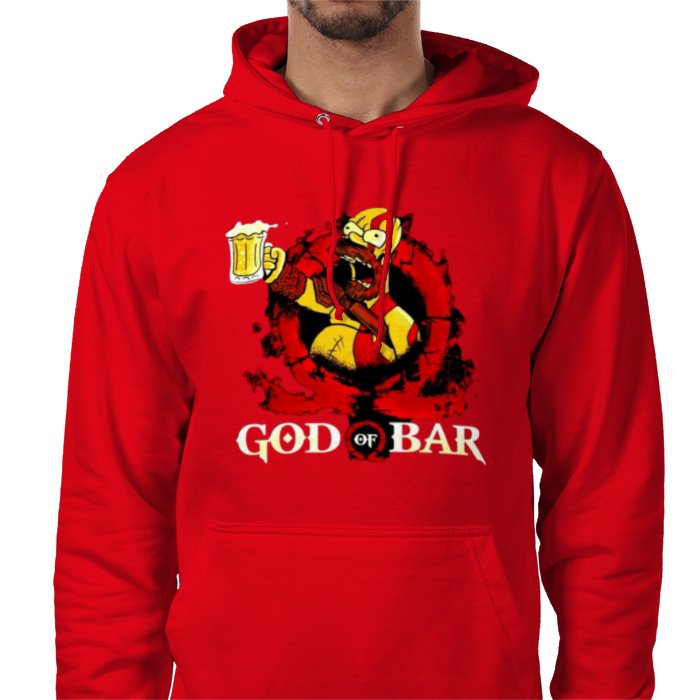 The Simpsons & God Of War - God Of Bar Value Hoodie