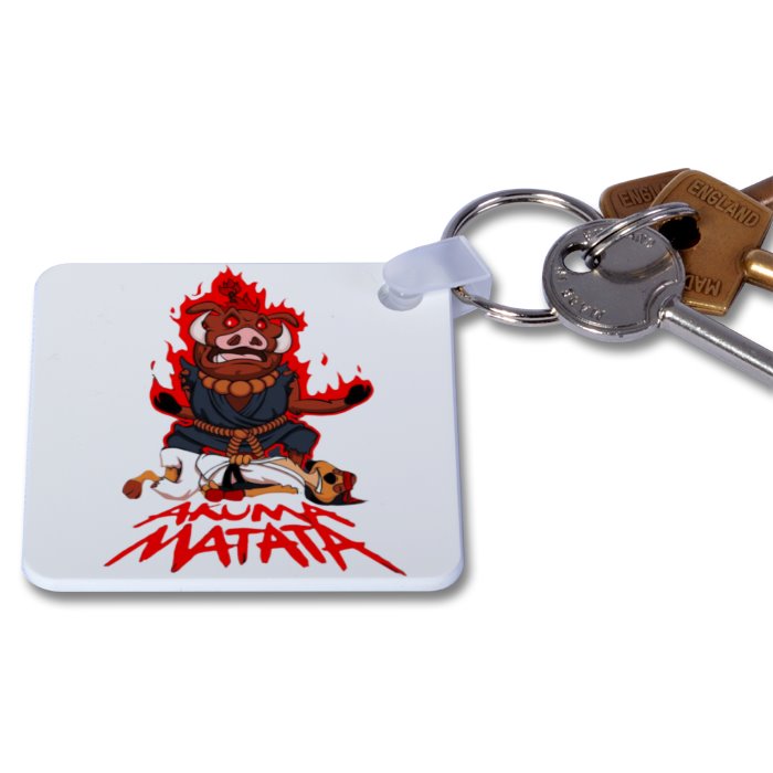 Timone & Pumba x Street Fighter - Akuma Matata Keyring