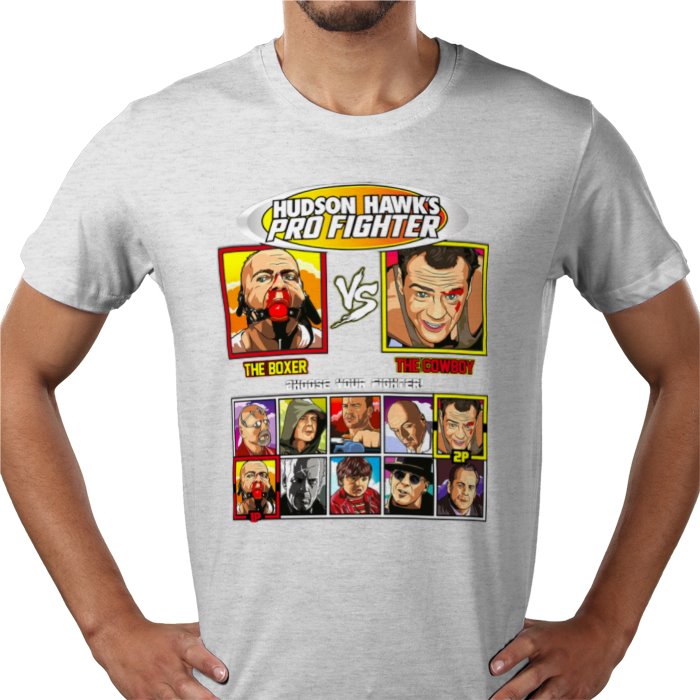 Bruce Willis - Pulp Fiction VS Die Hard T-shirt