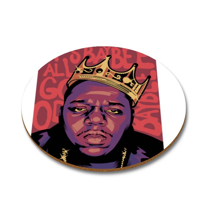 Biggie Smalls Round Coasters