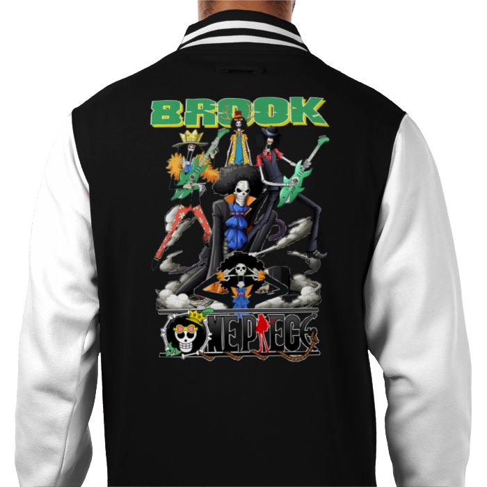 One Piece - Brook Theme 3 Varsity Jacket
