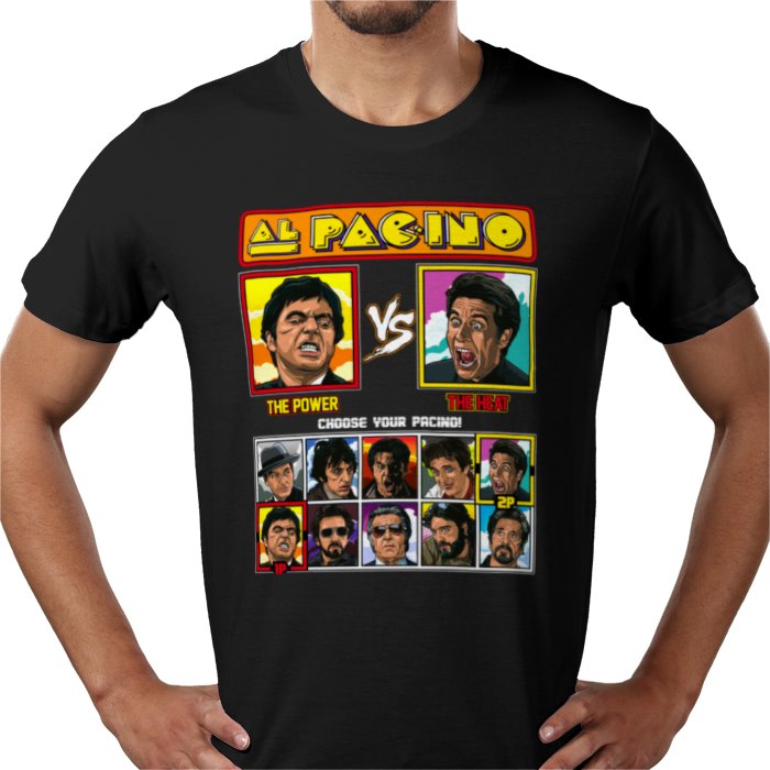 Al Pacino - Scarface VS Heat T-shirt