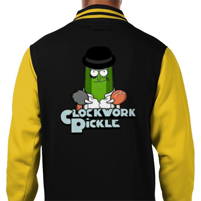 Rick & Morty x A Clockwork Orange - A Clockwork Pickle Varsity Jacket