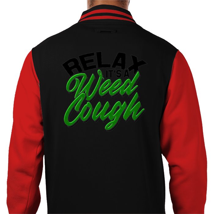 Weed Cough Varsity Jacket