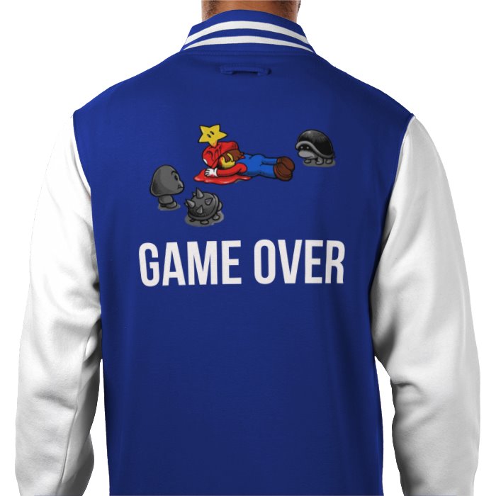 Super Mario Bro's - Game Over Varsity Jacket