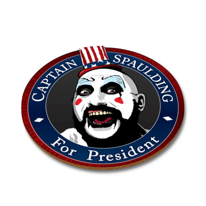 Captain Spaulding Round Coasters
