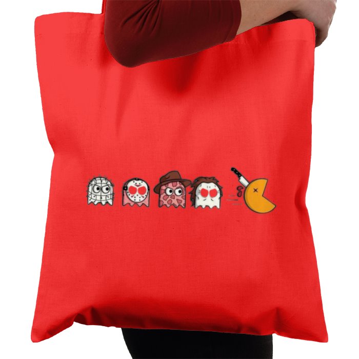 Pacman & Horror Movies - Horror Mashup Tote Bag