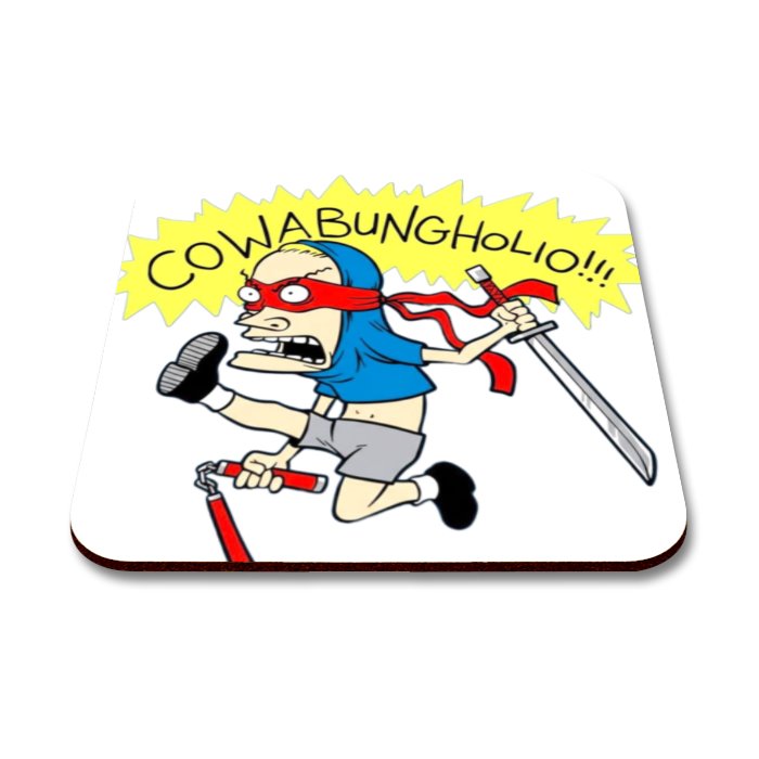 Beavis & Butthead x Teenage Mutant Ninja Turtles - CowaBungHolio Coasters