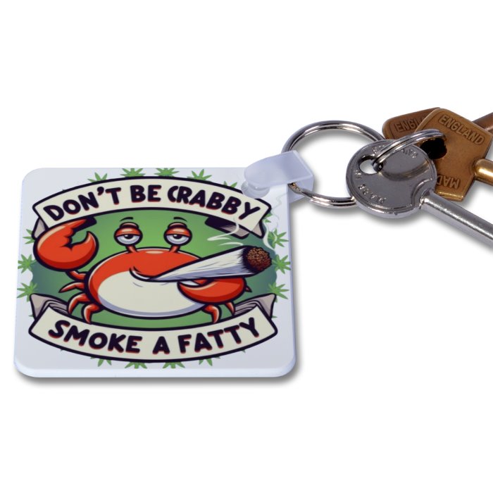 Don't Be Krabby Keyring