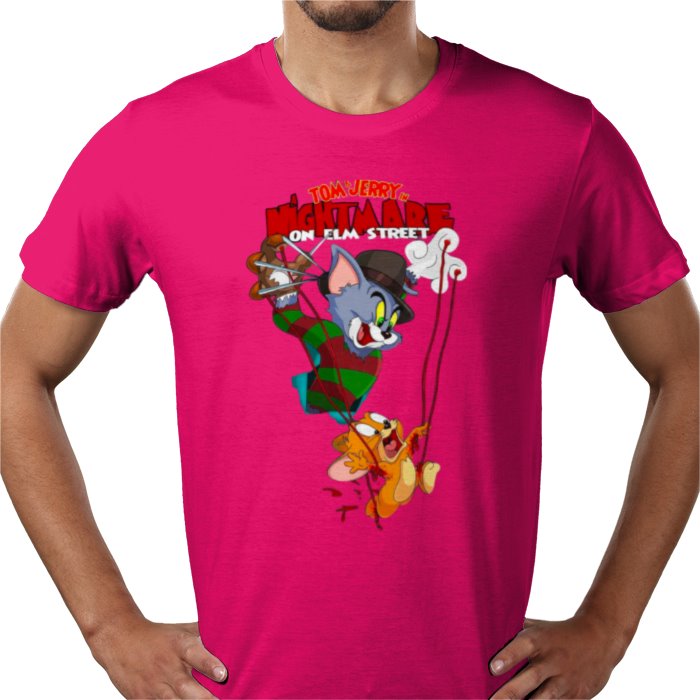 Tom And Jerry x A Nightmare On Elm Street - Freddy & Jerry T-shirt
