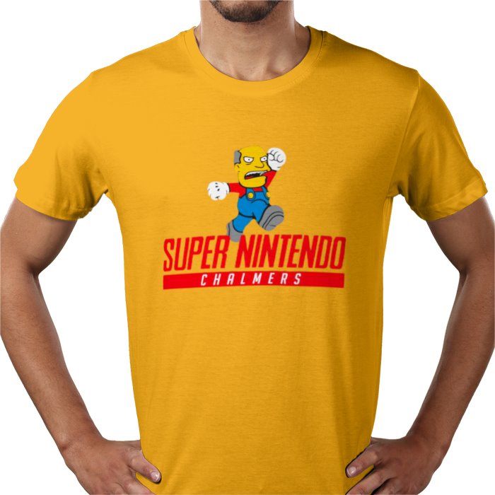 Nintendo x Super Mario Bro's x The Simpsons - Super Nintendo Chalmers T-shirt