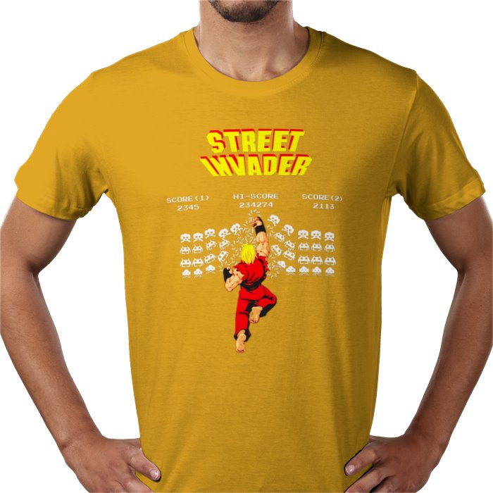 Street Fighter x Space Invaders — Street Invader T-Shirt