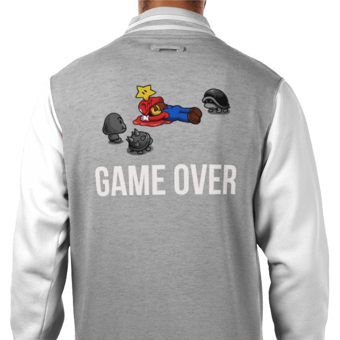 Super Mario Bro's - Game Over Varsity Jacket
