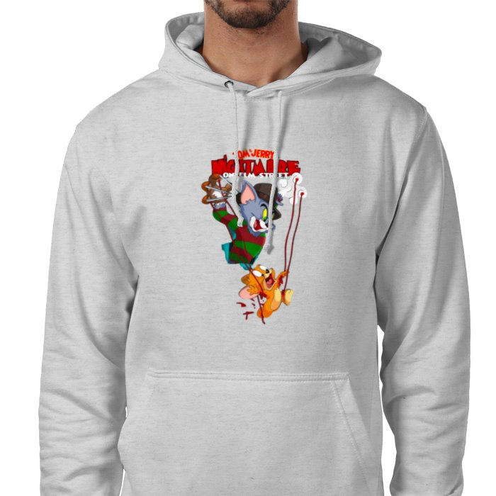 Tom And Jerry & A Nightmare On Elm Street - Freddy & Jerry Value Hoodie