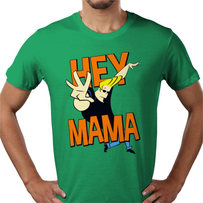 Johnny Bravo Hey Mama T-shirt