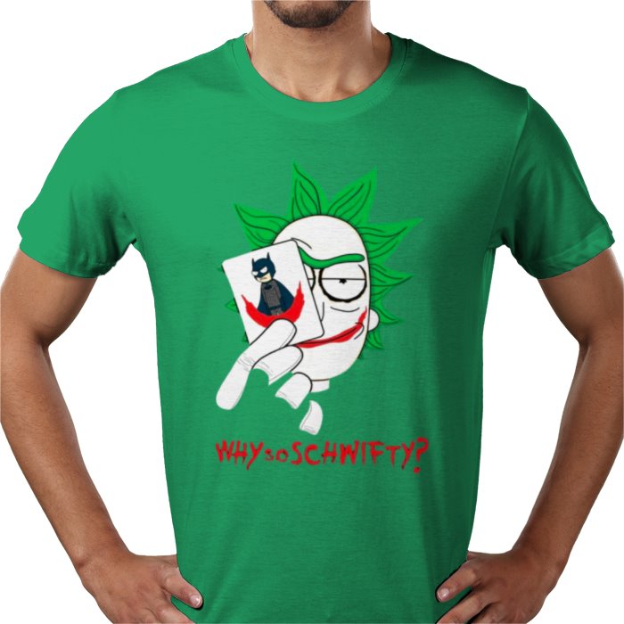 Rick & Morty x Batman - Why So Schwifty T-shirt