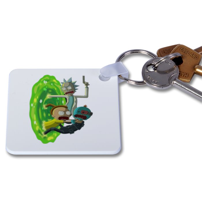 Rick & Morty - Meeseeks Portal Keyring