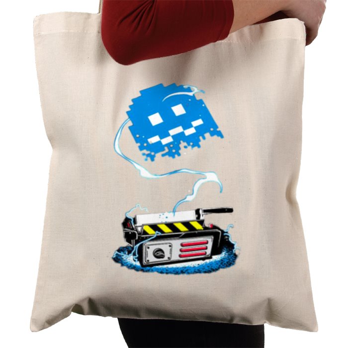 Pacman & Ghostbusters - Ghost Trap Tote Bag