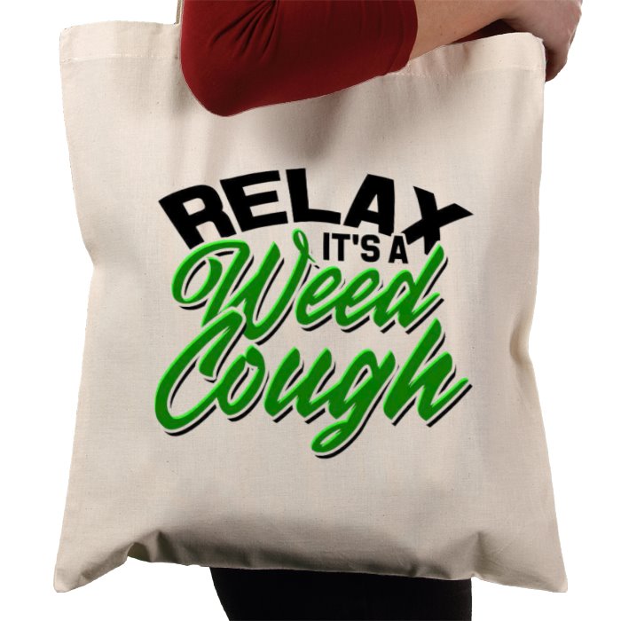 Weed Cough Tote Bag