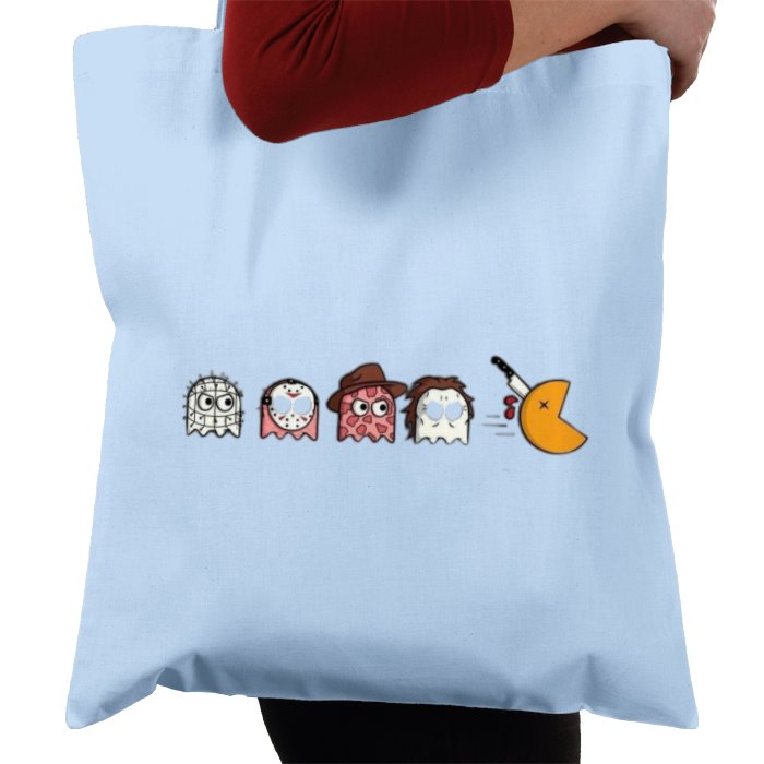 Pacman & Horror Movies - Horror Mashup Tote Bag