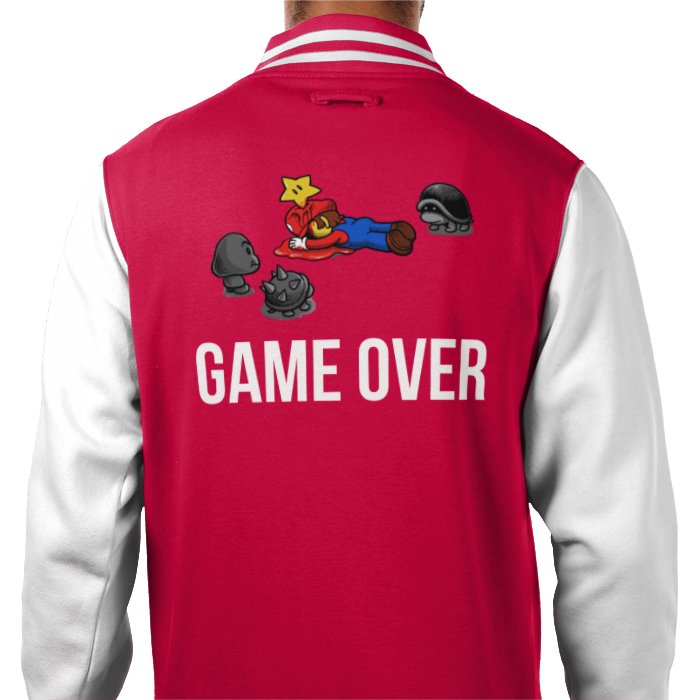 Super Mario Bro's - Game Over Varsity Jacket